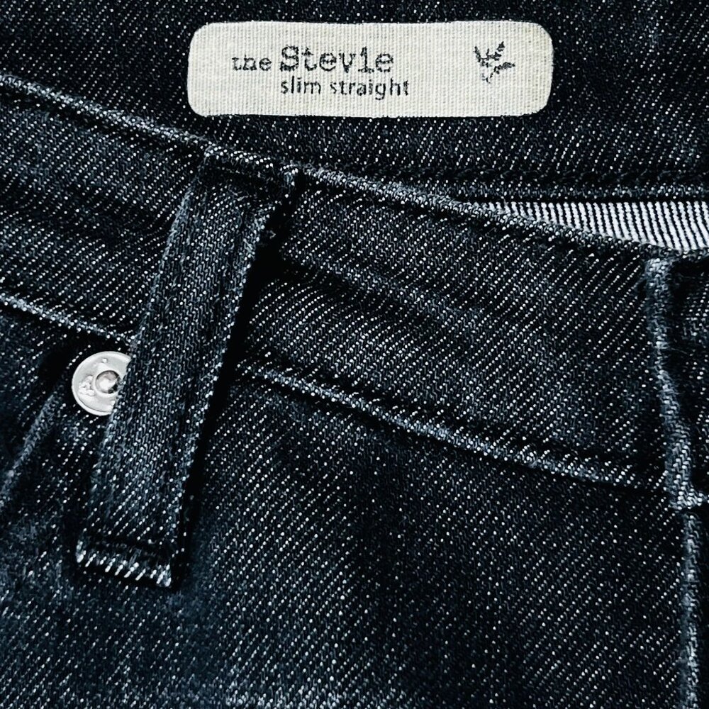 AG Adriano Goldschmied The Stevie Slim Straight Fit Womens Jeans Dark Wash 30R - Picture 6 of 15